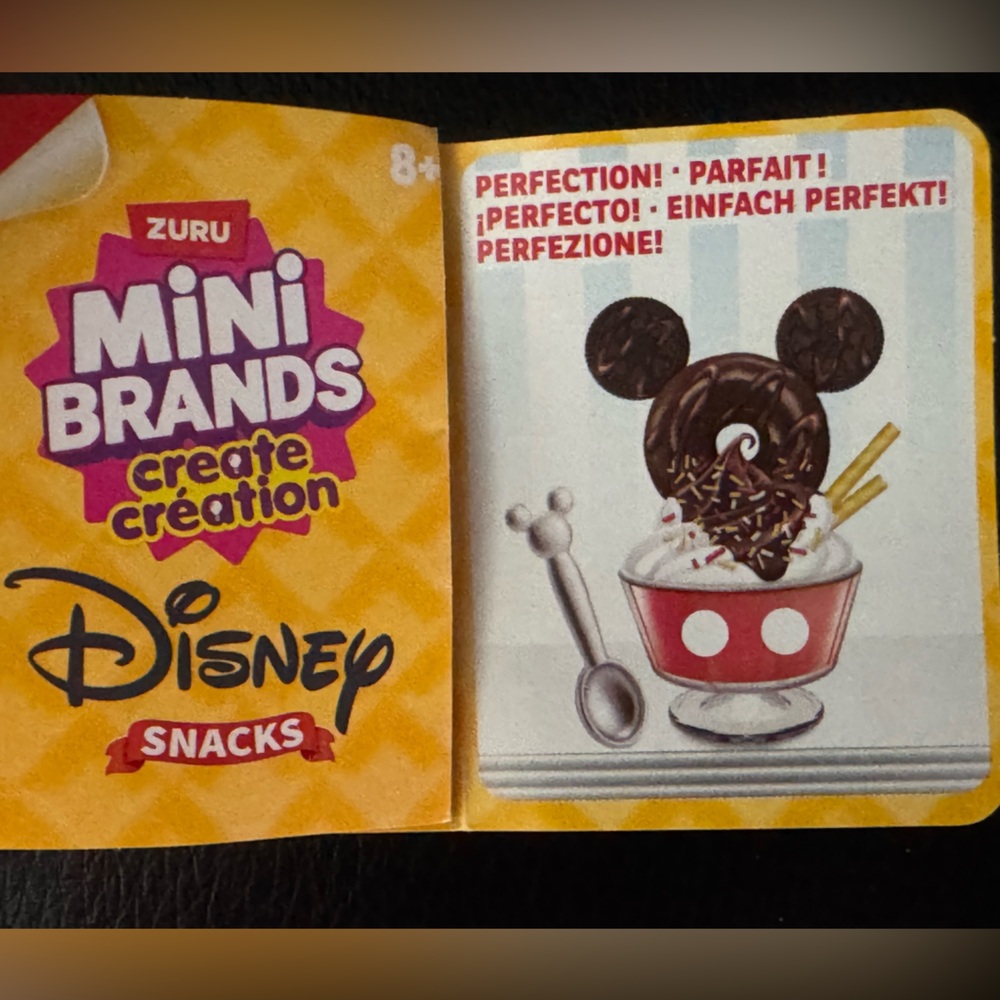 Mickey Mouse parfait
Zuru mini brands create Disney snacks